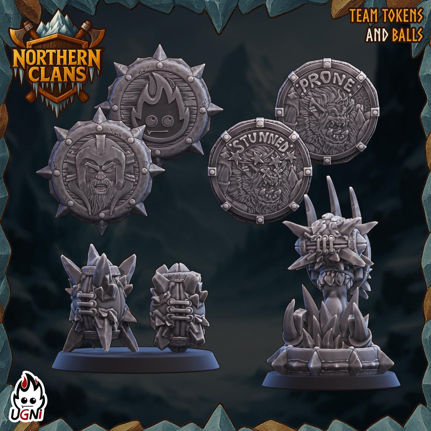 Northern Clans (Northmen) Designed by UGNI Miniatures - Fantasy Football - product image 7 of 9