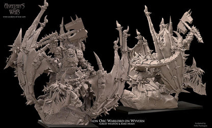 Avatars of War Iron Orc Warlord mounted on Wyvern - Fantasy / D&D (Custom Order) - product image 3 of 5