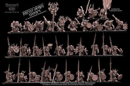 Avatars of War Snagspit Goblin Stingers Battle-Ready regiment - Fantasy / D&D (Custom Order) - product image 2 of 3