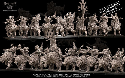 Avatars of War Goblin Wolfrider Archers - Fantasy / D&D (Custom Order) - product image 1 of 6