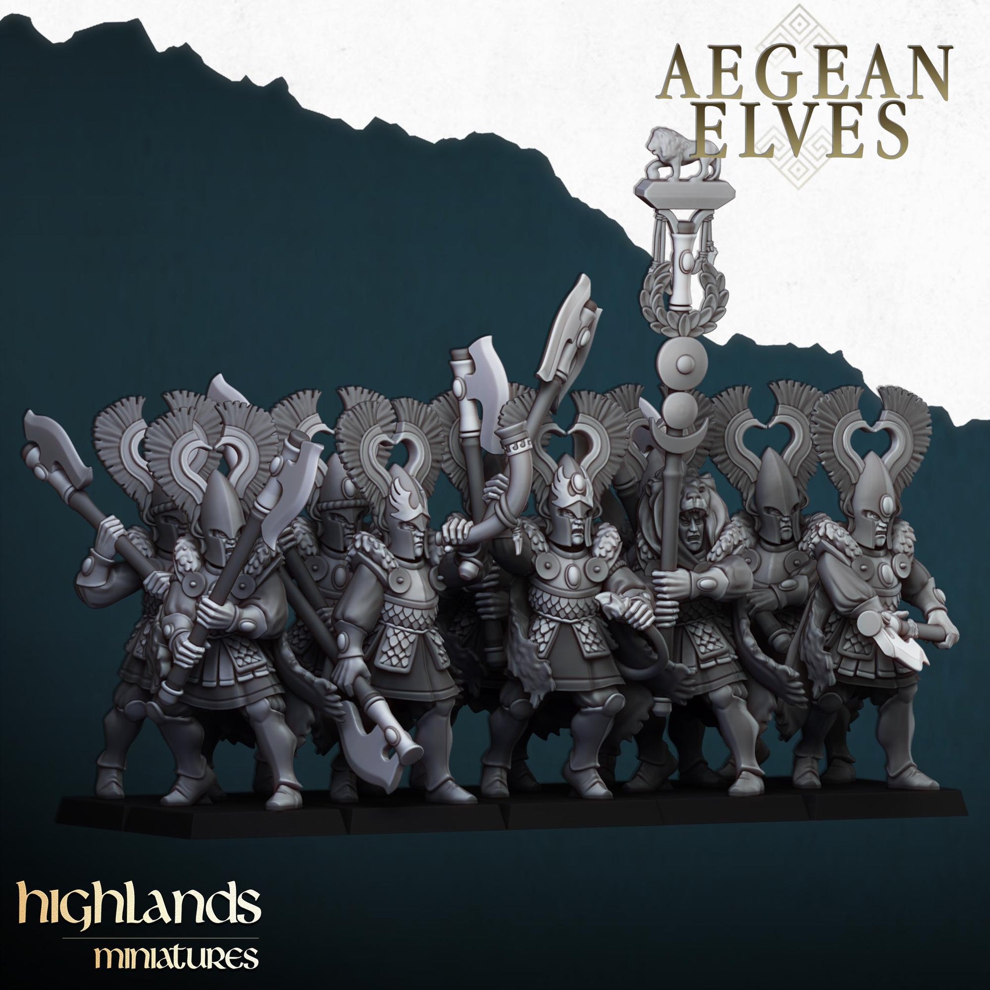Highland Miniatures Nemean Lions - Fantasy / D&D (Custom Order) - product image 2 of 3