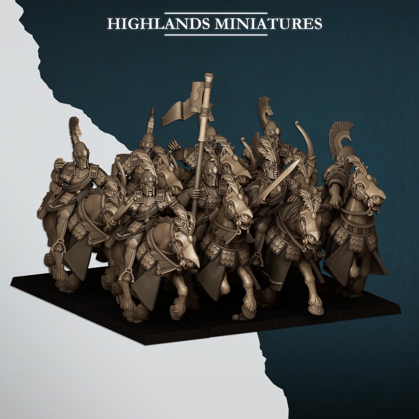 Highland Miniatures Aegean Sea Hippeis - Fantasy / D&D (Custom Order) - product image 3 of 3