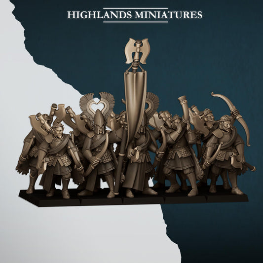 Highland Miniatures Nemean Lions with Bows - Fantasy / D&D (Custom Order) - product image 1 of 3
