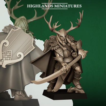 Highland Miniatures Feral Elf Highborn - Fantasy / D&D (Custom Order) - product image 1 of 2