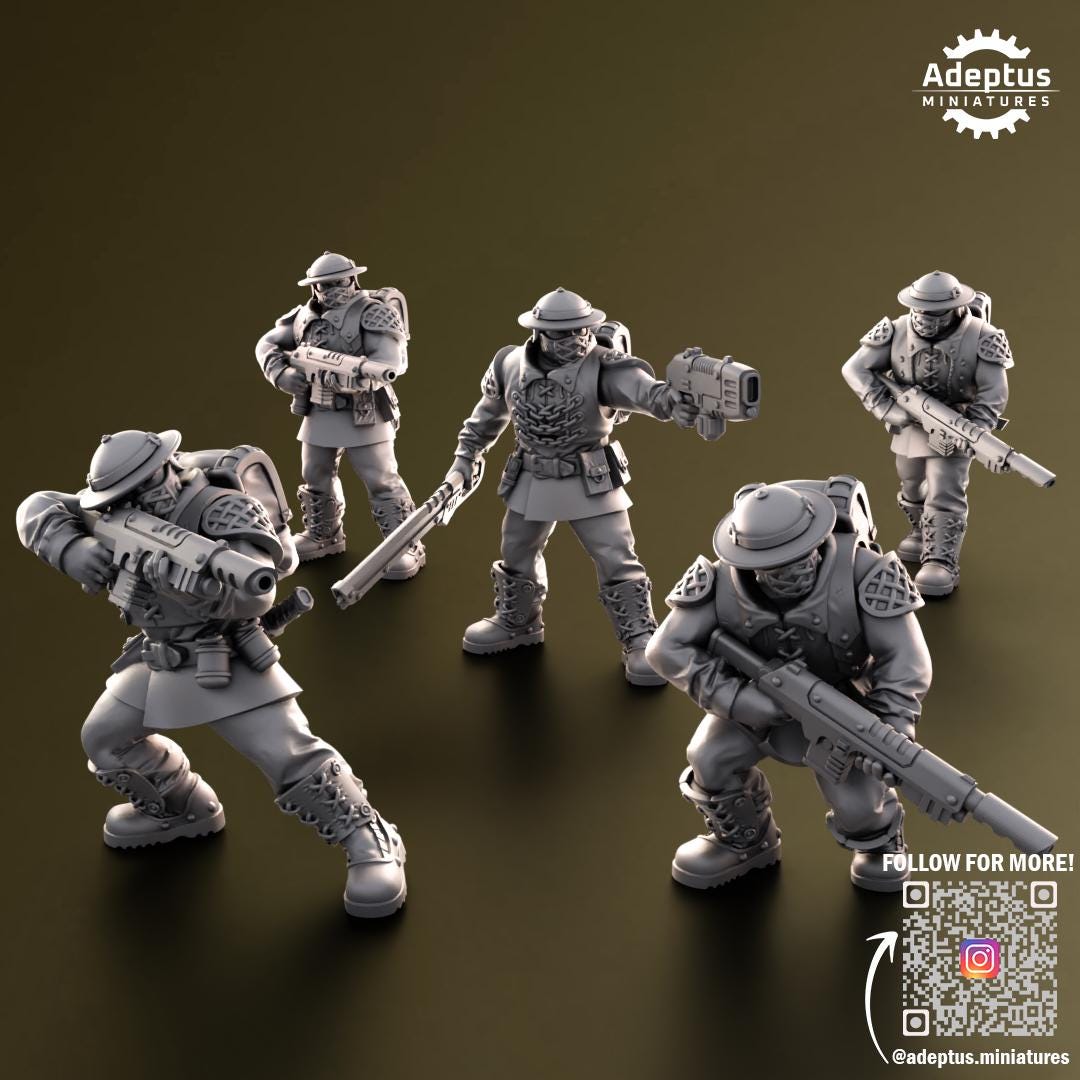 Adeptus Miniatures Sunclaw Infantry Squad (Custom Order) - product image 3 of 7