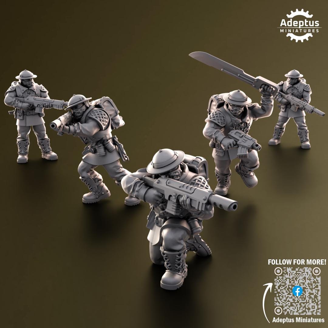Adeptus Miniatures Sunclaw Infantry Squad (Custom Order) - product image 4 of 7