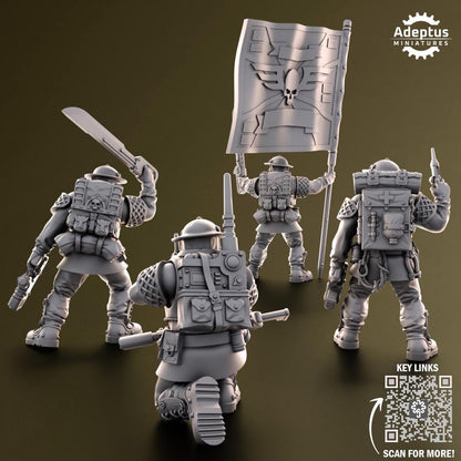 Adeptus Miniatures Sunclaw Command Squad (Custom Order) - product image 2 of 9