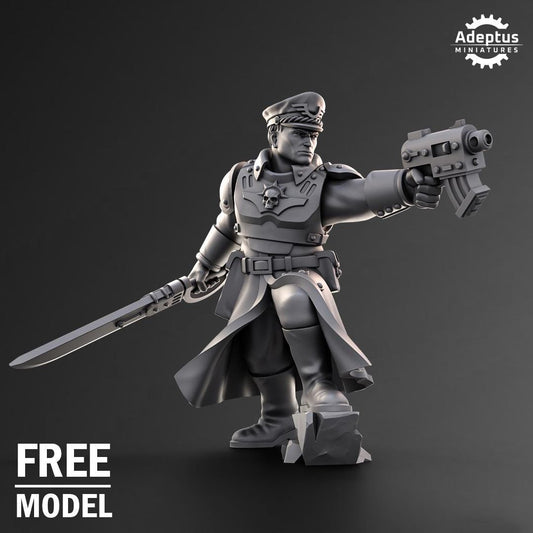 Adeptus Miniatures Commander Drake. Imperial Guard (Custom Order) - product image 1 of 4