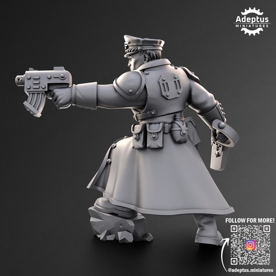 Adeptus Miniatures Commander Drake. Imperial Guard (Custom Order) - product image 3 of 4