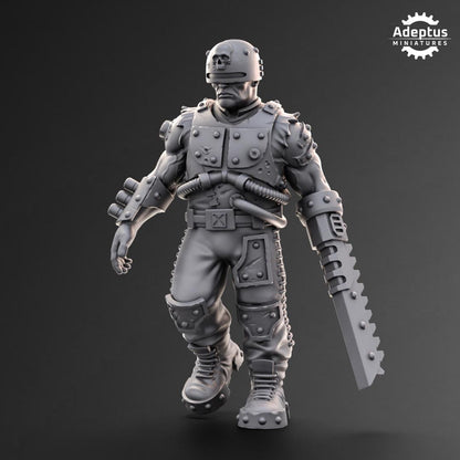 Adeptus Miniatures Cybernetic Soldier. Imperial Guard (Custom Order) - product image 1 of 3