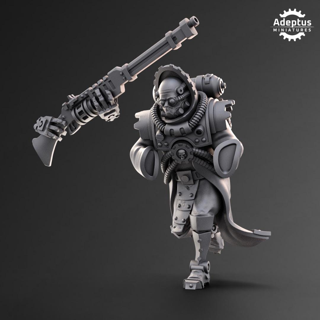 Adeptus Miniatures Techno Ranger Squad. Imperial Guard (Custom Order) - product image 5 of 7