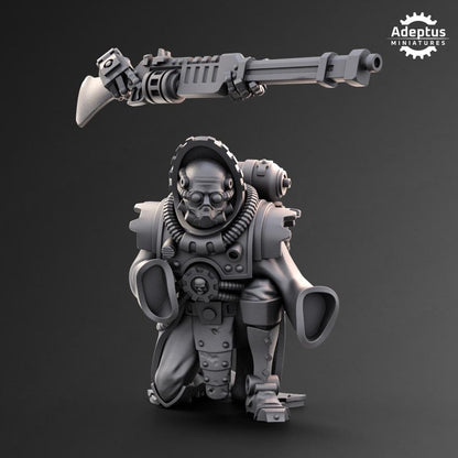 Adeptus Miniatures Techno Ranger Squad. Imperial Guard (Custom Order) - product image 6 of 7