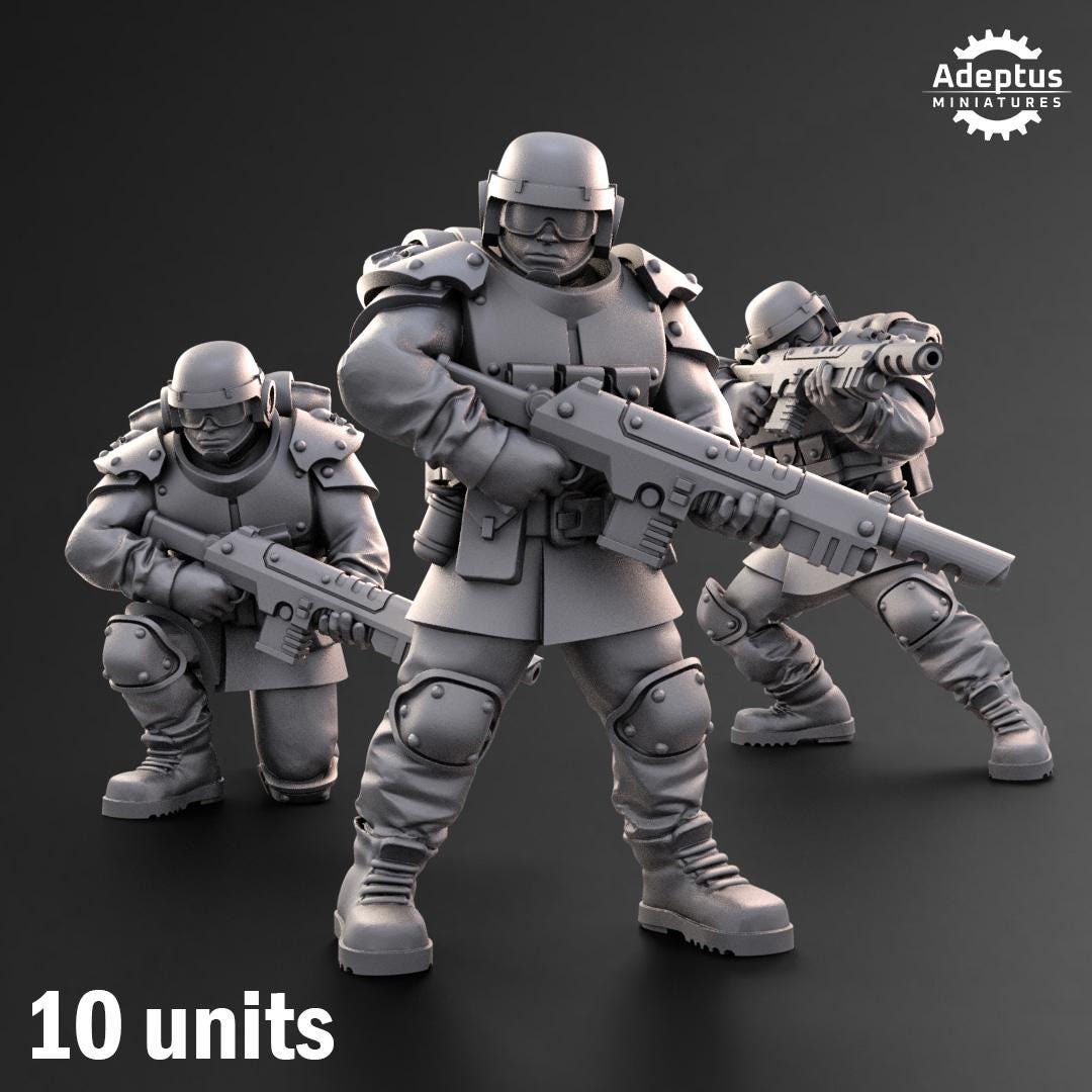 Adeptus Miniatures Ultima Troops Infantry Squad (Custom Order) - product image 1 of 6
