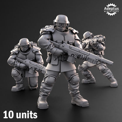 Adeptus Miniatures Ultima Troops Infantry Squad (Custom Order) - product image 1 of 6