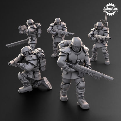 Adeptus Miniatures Ultima Troops Infantry Squad (Custom Order) - product image 2 of 6