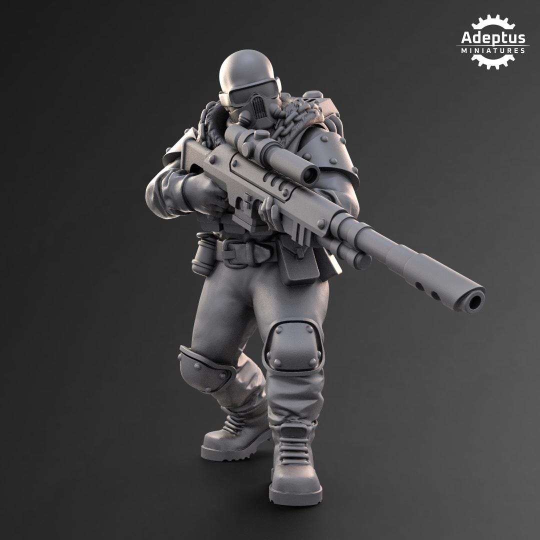 Adeptus Miniatures Spectre Regiment Snipers (Custom Order) - product image 5 of 6