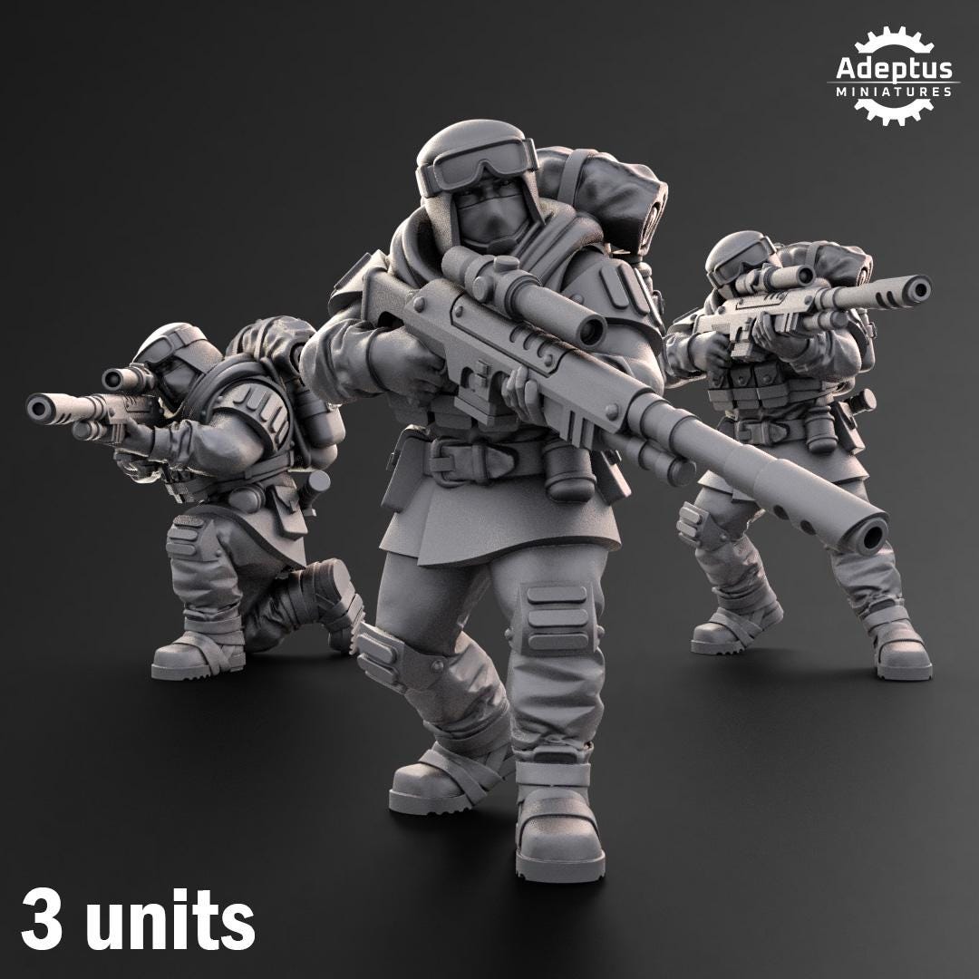 Adeptus Miniatures Khaleeth Regiment Snipers (Custom Order) - product image 1 of 6