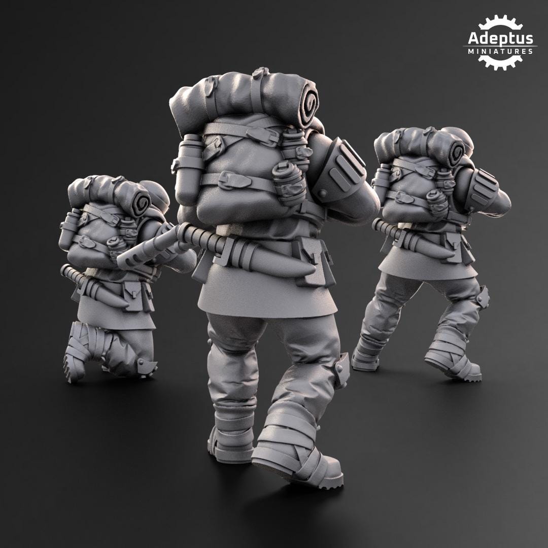 Adeptus Miniatures Khaleeth Regiment Snipers (Custom Order) - product image 2 of 6
