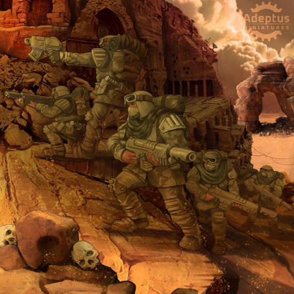 Adeptus Miniatures Khaleeth Regiment Snipers (Custom Order) - product image 6 of 6