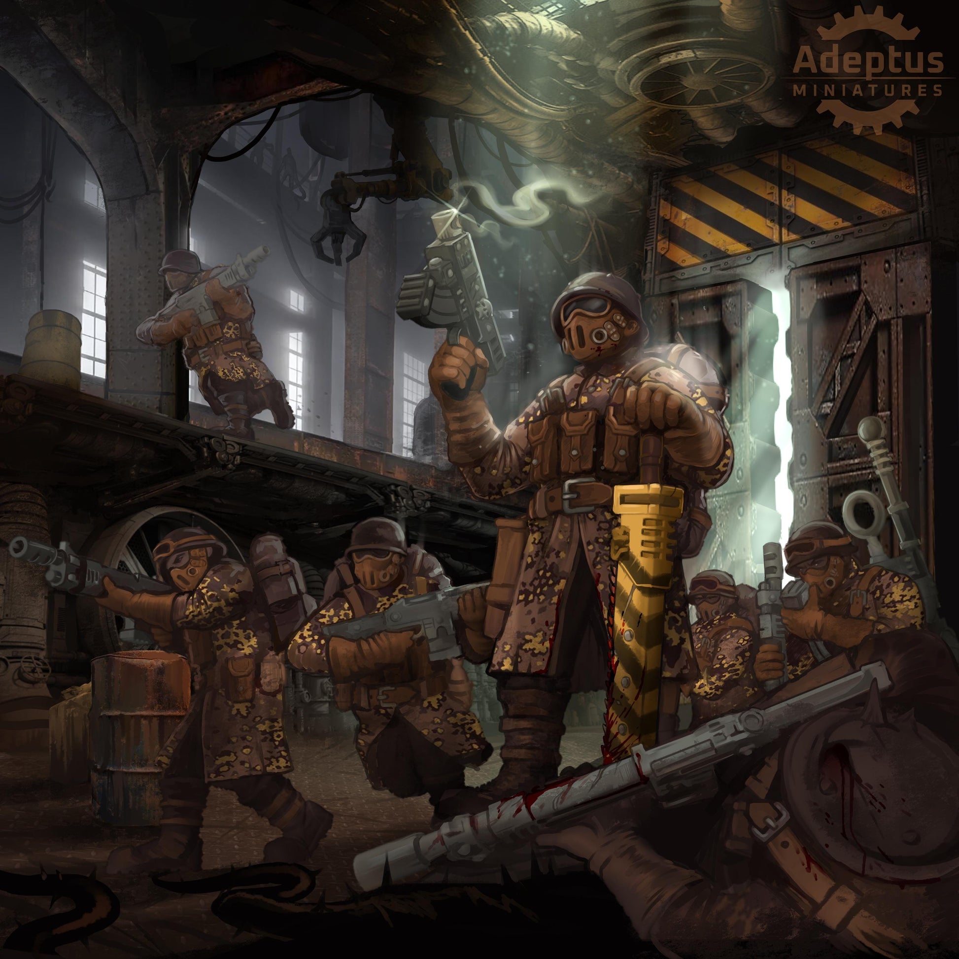Adeptus Miniatures Iron Squad Infantry Squad (Custom Order) - product image 6 of 6