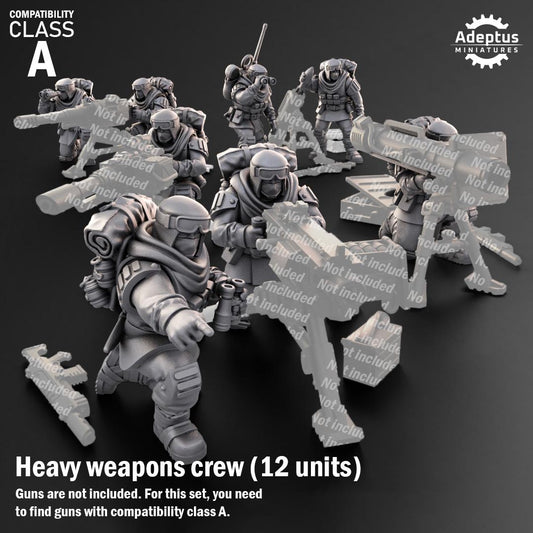 Adeptus Miniatures Khaleeth Regiment Heavy Weapons Teams x3 (Custom Order) - product image 1 of 9