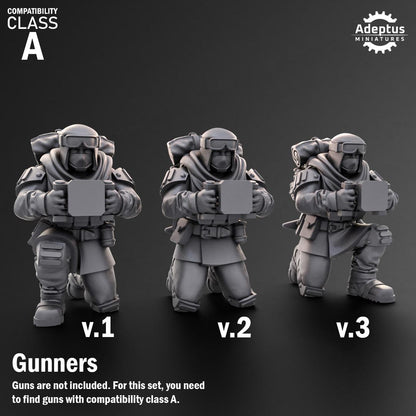 Adeptus Miniatures Khaleeth Regiment Heavy Weapons Teams x3 (Custom Order) - product image 3 of 9
