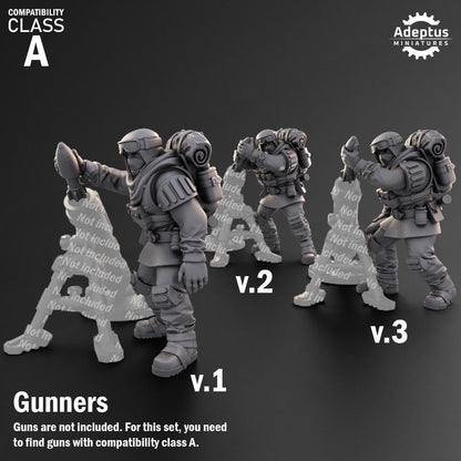 Adeptus Miniatures Khaleeth Regiment Heavy Weapons Teams x3 (Custom Order) - product image 6 of 9