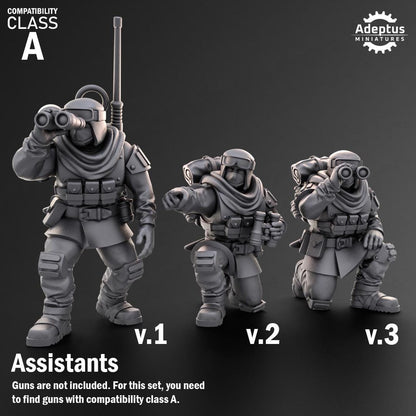 Adeptus Miniatures Khaleeth Regiment Heavy Weapons Teams x3 (Custom Order) - product image 7 of 9