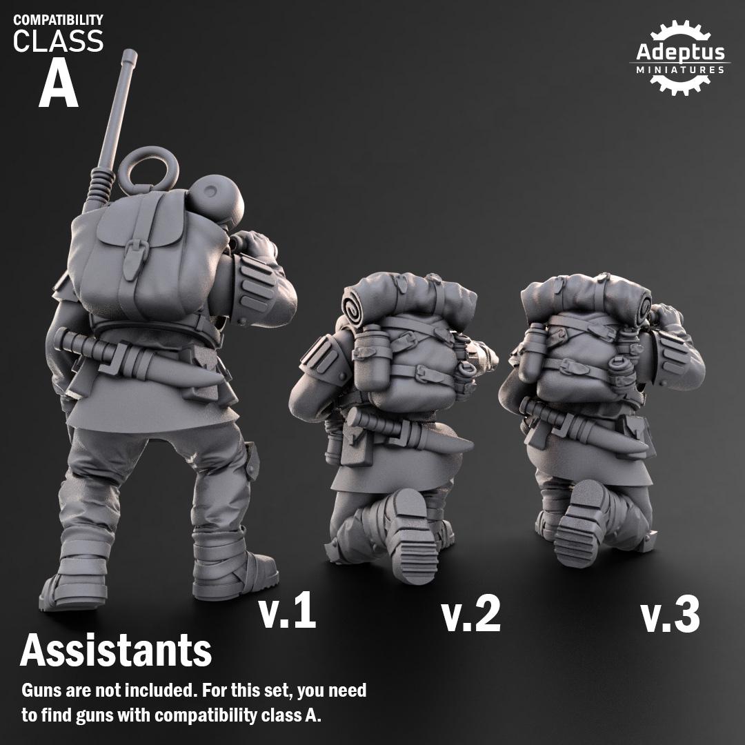 Adeptus Miniatures Khaleeth Regiment Heavy Weapons Teams x3 (Custom Order) - product image 8 of 9