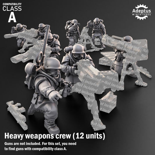 Adeptus Miniatures Koelner Regiment Heavy Weapons Teams x3 (Custom Order) - product image 1 of 9