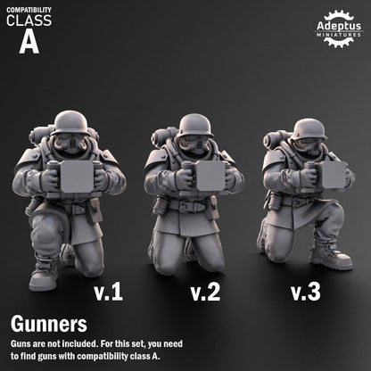 Adeptus Miniatures Koelner Regiment Heavy Weapons Teams x3 (Custom Order) - product image 3 of 9