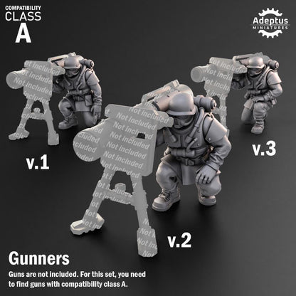 Adeptus Miniatures Koelner Regiment Heavy Weapons Teams x3 (Custom Order) - product image 5 of 9