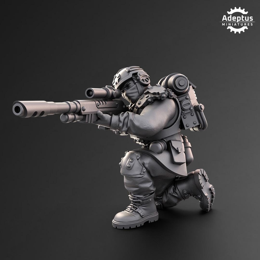 Adeptus Miniatures Dysorius Troops Snipers (Custom Order) - product image 4 of 5