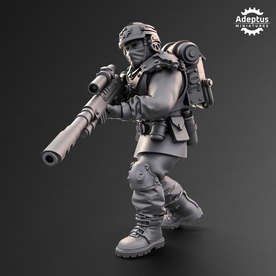 Adeptus Miniatures Dysorius Troops Snipers (Custom Order) - product image 5 of 5