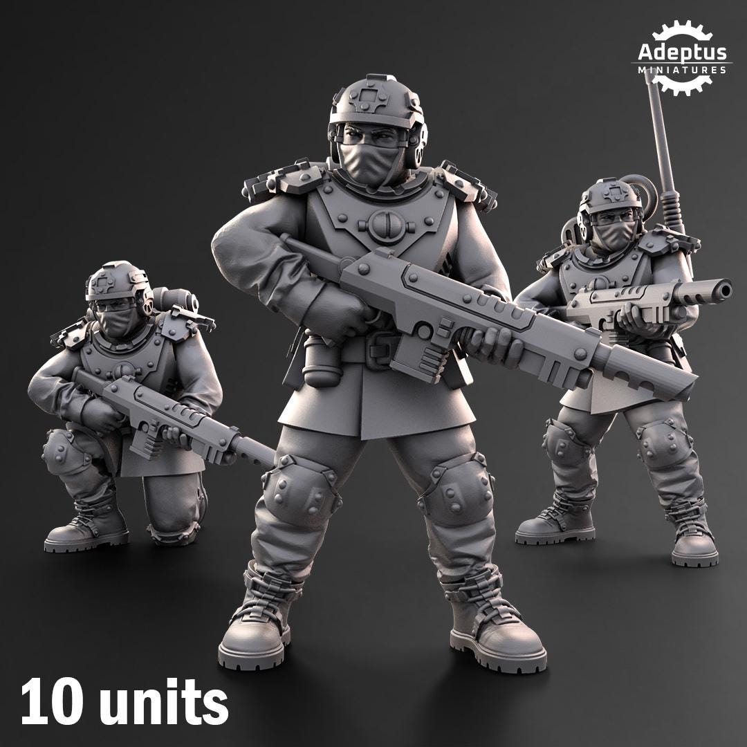Adeptus Miniatures Dysorius Troops Infantry Squad (Custom Order) - product image 1 of 5