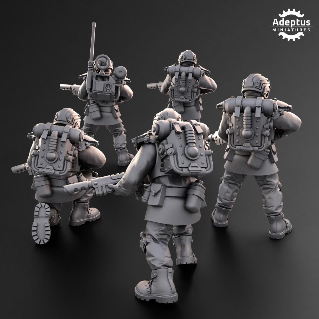 Adeptus Miniatures Dysorius Troops Infantry Squad (Custom Order) - product image 5 of 5