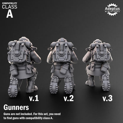 Adeptus Miniatures Dysorius Troops Heavy Weapons Teams x3 (Custom Order) - product image 4 of 8