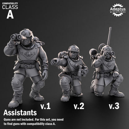 Adeptus Miniatures Dysorius Troops Heavy Weapons Teams x3 (Custom Order) - product image 7 of 8
