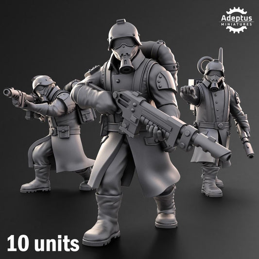 Adeptus Miniatures 114th Squad Infantry Squad (Custom Order) - product image 1 of 7