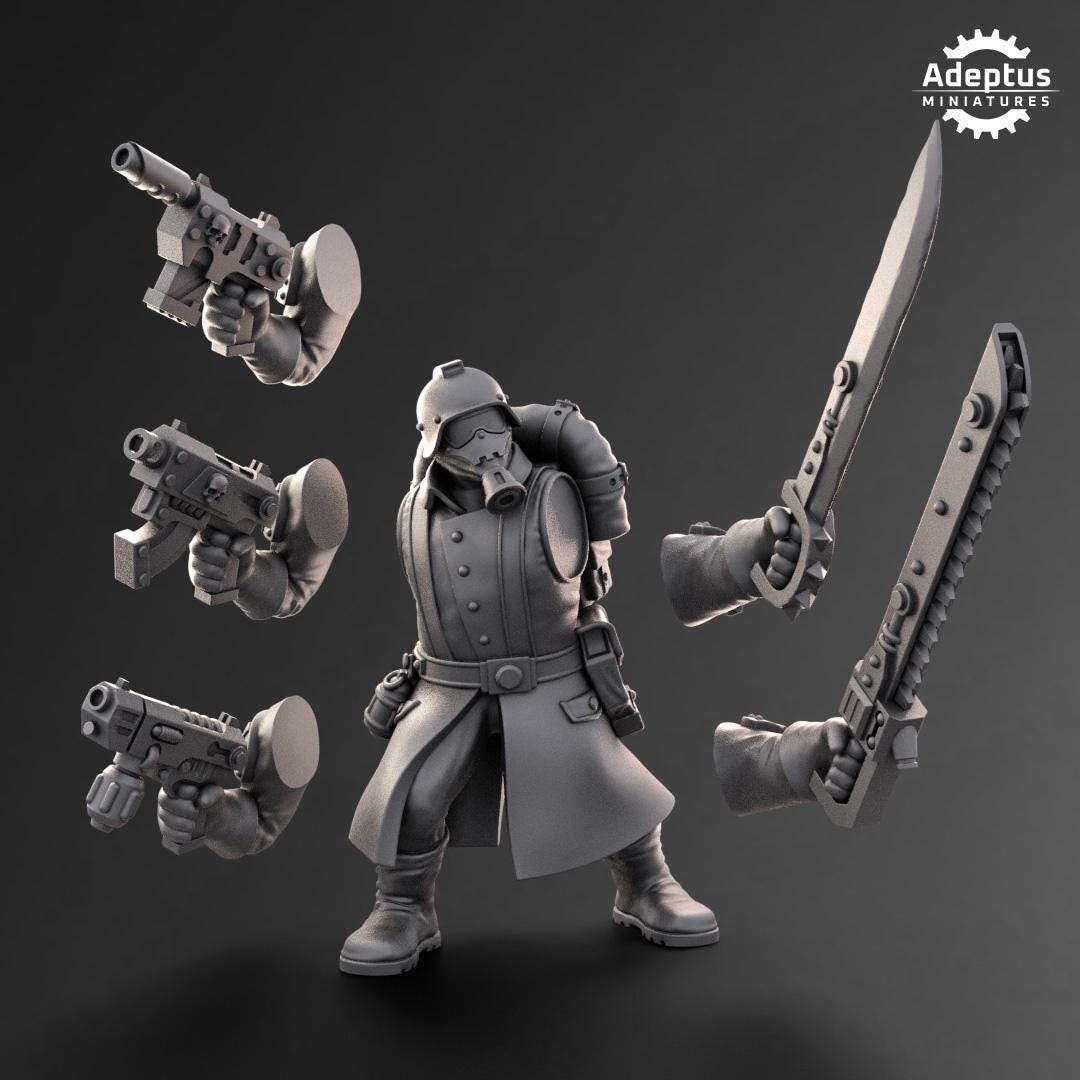 Adeptus Miniatures 114th Squad Infantry Squad (Custom Order) - product image 7 of 7