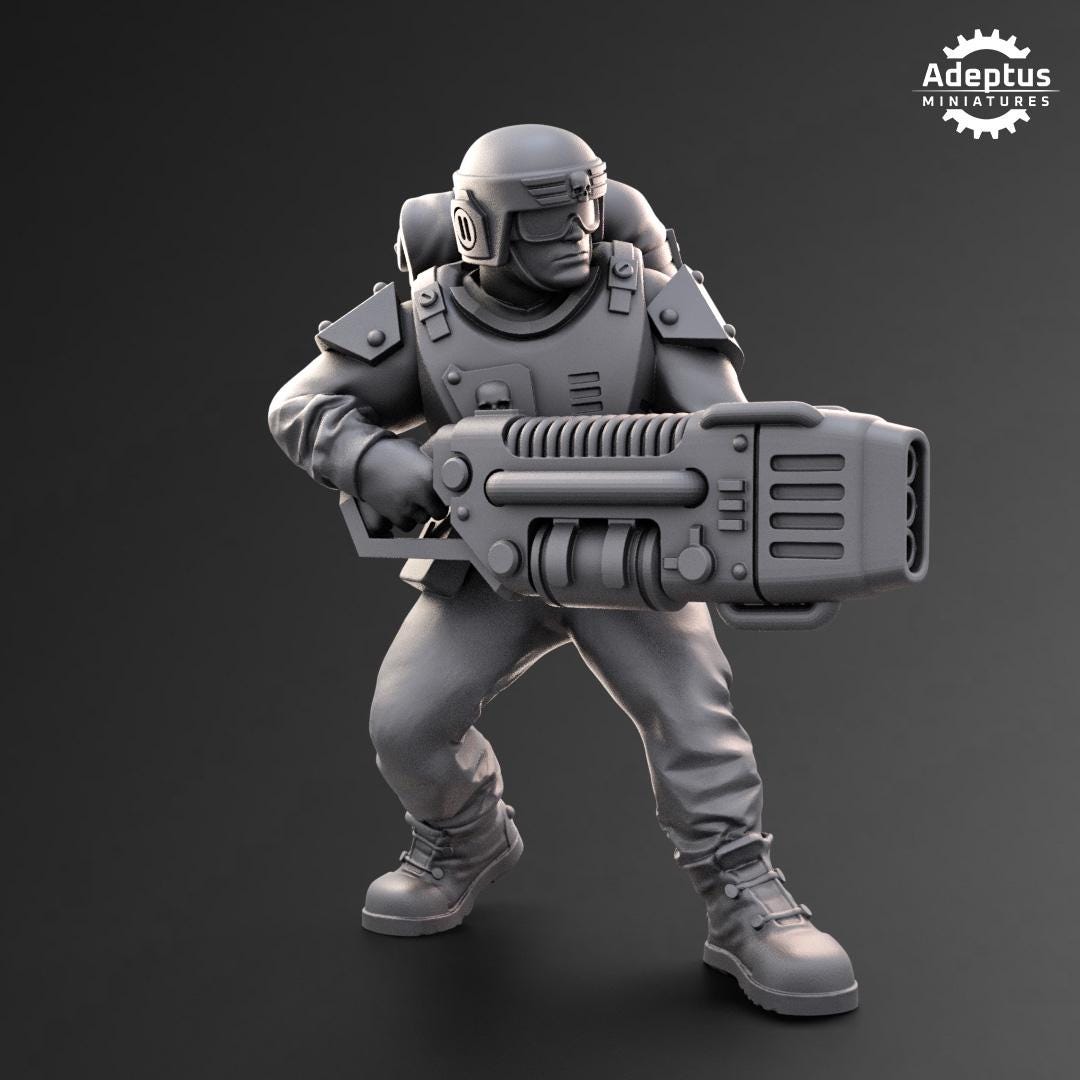 Adeptus Miniatures Warden Regiment Special Weapons (Custom Order) - product image 3 of 5