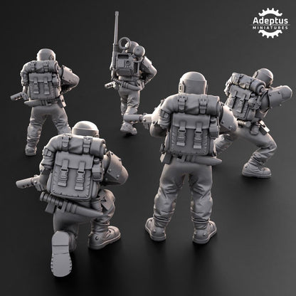 Adeptus Miniatures Warden Regiment Infantry Squad (Custom Order) - product image 3 of 5
