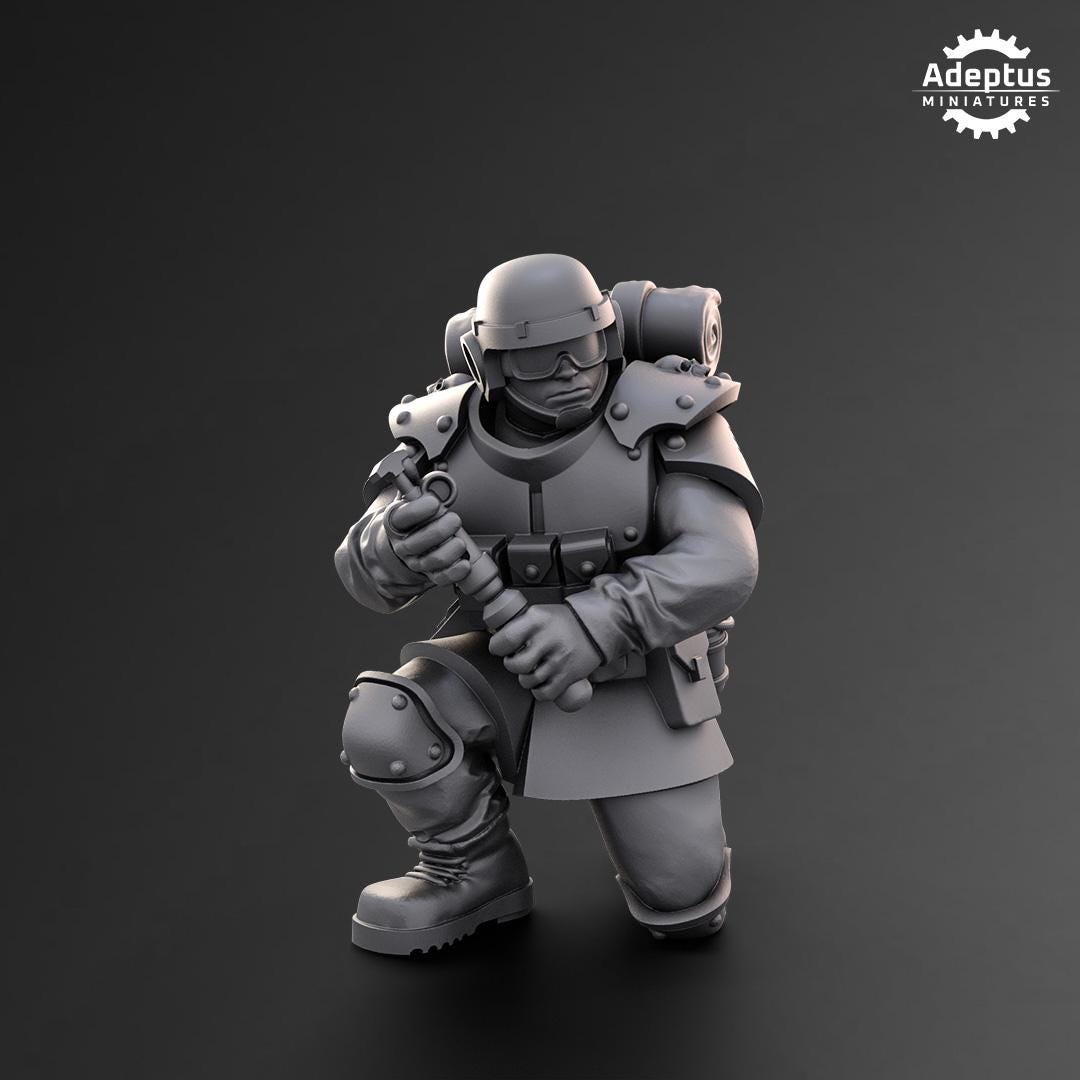 Adeptus Miniatures Ultima Troops Command Squad (Custom Order) - product image 4 of 9