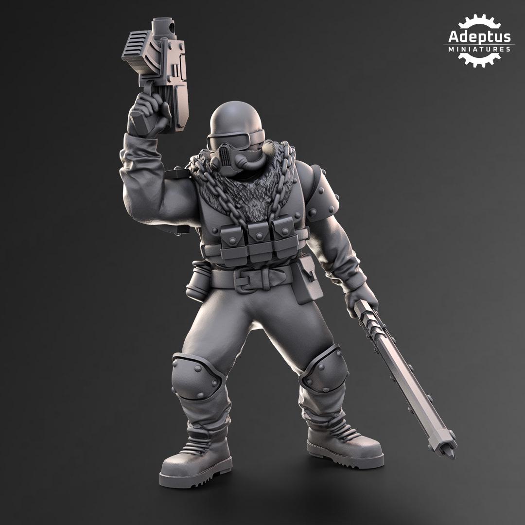 Adeptus Miniatures Spectre Regiment Command Squad (Custom Order) - product image 6 of 9