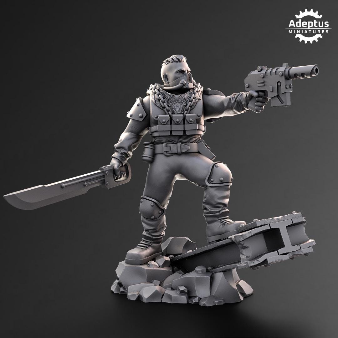 Adeptus Miniatures Spectre Regiment Command Squad (Custom Order) - product image 7 of 9