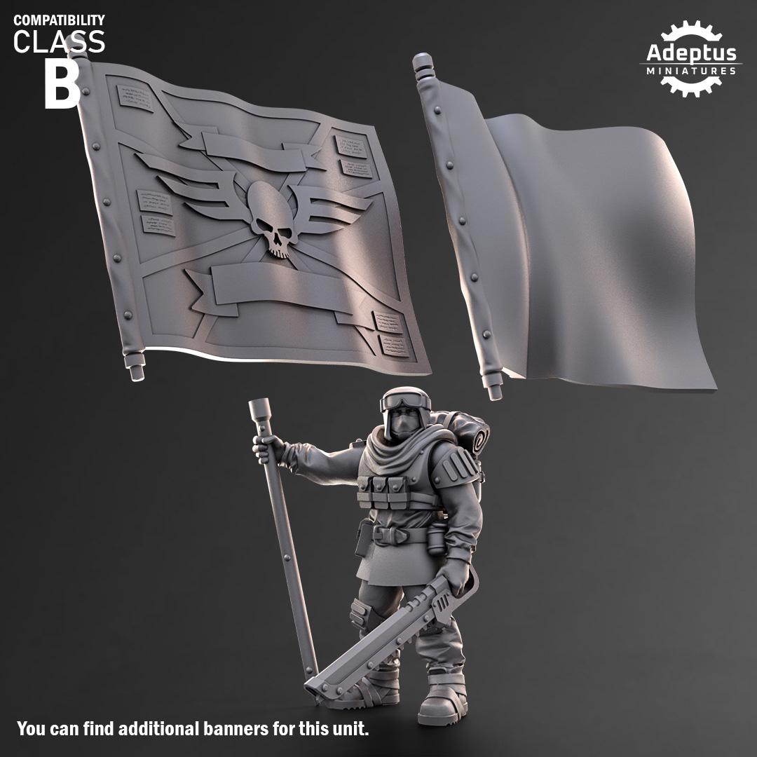 Adeptus Miniatures Khaleeth Regiment Command Squad (Custom Order) - product image 3 of 9