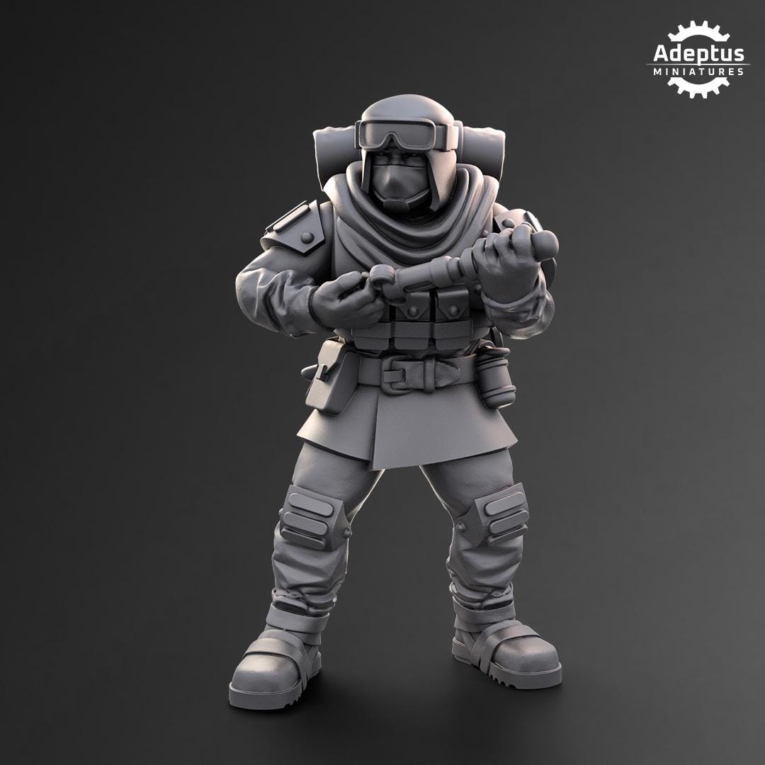 Adeptus Miniatures Khaleeth Regiment Command Squad (Custom Order) - product image 4 of 9