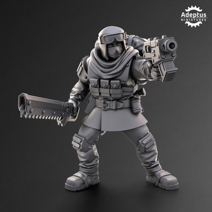 Adeptus Miniatures Khaleeth Regiment Command Squad (Custom Order) - product image 6 of 9