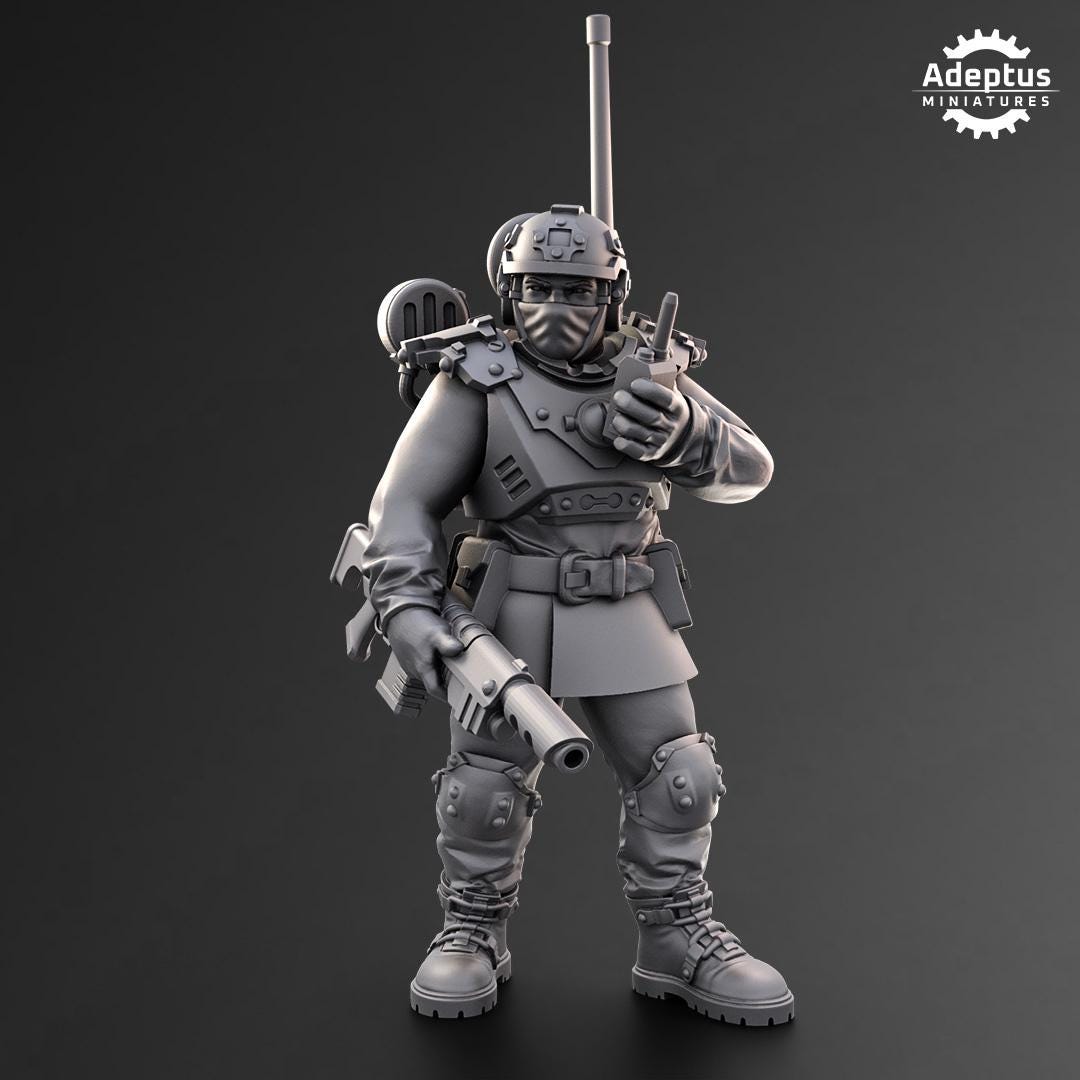 Adeptus Miniatures Dysorius Troops Command Squad (Custom Order) - product image 5 of 9