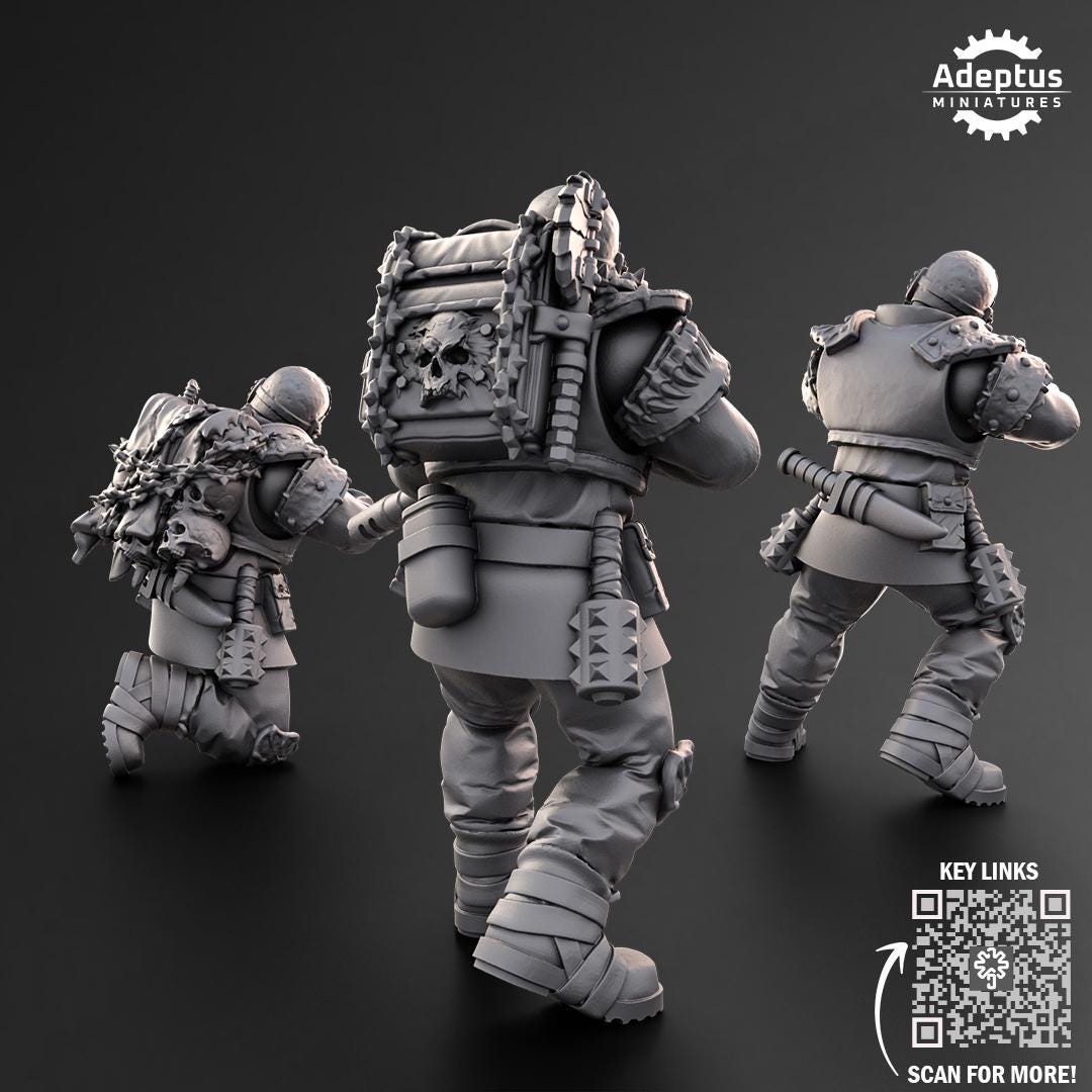 Adeptus Miniatures Dark Krocs. Snipers Renegades and Heretics (Custom Order) - product image 2 of 6